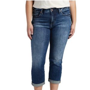 Silver Suki Capri Jeans